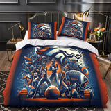 Charger l&#39;image dans la visionneuse de la galerie, Denver Broncos Bedding Set Duvet Cover Without Filler