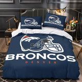 Charger l&#39;image dans la visionneuse de la galerie, Denver Broncos Bedding Set Duvet Cover Without Filler