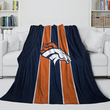 Load image into Gallery viewer, Denver Broncos Blanket Flannel Fleece Throw Room Decoration