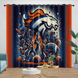 Load image into Gallery viewer, Denver Broncos Curtains Blackout Window Drapes Room Decoration