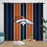 Load image into Gallery viewer, Denver Broncos Curtains Blackout Window Drapes Room Decoration