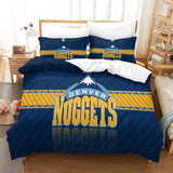 Charger l&#39;image dans la visionneuse de la galerie, Denver Nuggets Bedding Set Duvet Cover Without Filler