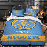 Charger l&#39;image dans la visionneuse de la galerie, Denver Nuggets Bedding Set Duvet Cover Without Filler