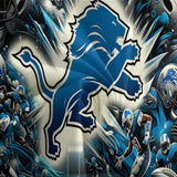 Charger l&#39;image dans la visionneuse de la galerie, Detroit Lions Bedding Set Duvet Cover Without Filler