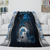 Charger l'image dans la visionneuse de la galerie, Detroit Lions Blanket Flannel Fleece Throw Kids Room Decoration
