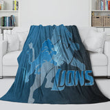 Load image into Gallery viewer, Detroit Lions Blanket Flannel Fleece Throw Room Decoration