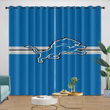 Charger l'image dans la visionneuse de la galerie, Detroit Lions Curtains Blackout Window Drapes Kids Room Decoration