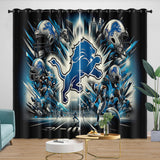 Load image into Gallery viewer, Detroit Lions Curtains Blackout Window Drapes Room Decoration