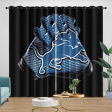 Load image into Gallery viewer, Detroit Lions Curtains Blackout Window Drapes Room Decoration