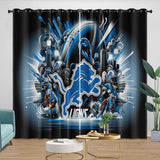 Load image into Gallery viewer, Detroit Lions Curtains Blackout Window Drapes Room Decoration