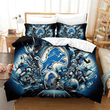 Charger l'image dans la visionneuse de la galerie, Detroit Lions Duvet Cover Kids Room Bedding Set Without Filler