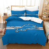 Charger l'image dans la visionneuse de la galerie, Detroit Lions Duvet Cover Kids Room Bedding Set Without Filler