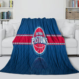 Load image into Gallery viewer, Detroit Pistons Blanket Flannel Fleece Throw Room Decoration