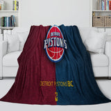 Load image into Gallery viewer, Detroit Pistons Blanket Flannel Fleece Throw Room Decoration