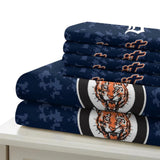 Charger l&#39;image dans la visionneuse de la galerie, Detroit Tigers Bedding Set Quilt Cover Without Filler