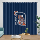 Charger l&#39;image dans la visionneuse de la galerie, Detroit Tigers Curtains Blackout Window Drapes Room Decoration