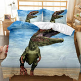 Charger l&#39;image dans la visionneuse de la galerie, Dinosaur Bedding Set Quilt Cover Without Filler