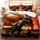 Charger l&#39;image dans la visionneuse de la galerie, Dinosaur Bedding Set Quilt Cover Without Filler