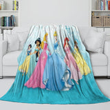 Load image into Gallery viewer, Disney Princess Pattern Blanket Flannel Throw Kids Room Decoration