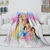 Load image into Gallery viewer, Disney Princess Pattern Blanket Flannel Throw Kids Room Decoration