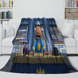 Charger l&#39;image dans la visionneuse de la galerie, Dog Man Blanket Flannel Throw Room Decoration