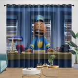 Charger l&#39;image dans la visionneuse de la galerie, Dog Man Curtains Blackout Window Drapes Room Decoration