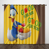 Load image into Gallery viewer, Donald Duck Curtains Pattern Blackout Window Drapes