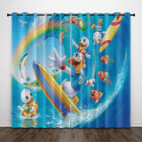 Load image into Gallery viewer, Donald Duck Curtains Pattern Blackout Window Drapes