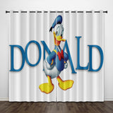 Load image into Gallery viewer, Donald Duck Curtains Pattern Blackout Window Drapes