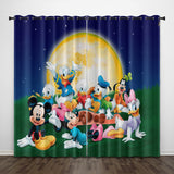 Load image into Gallery viewer, Donald Duck Curtains Pattern Blackout Window Drapes