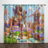 Load image into Gallery viewer, Donald Duck Curtains Pattern Blackout Window Drapes