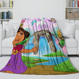Load image into Gallery viewer, Dora the Explorer Blanket Flannel Fleece Throw Kids Room Decoration