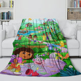 Load image into Gallery viewer, Dora the Explorer Blanket Flannel Fleece Throw Kids Room Decoration