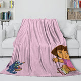 Load image into Gallery viewer, Dora the Explorer Blanket Flannel Fleece Throw Kids Room Decoration
