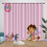 Charger l'image dans la visionneuse de la galerie, Dora the Explorer Curtains Blackout Window Drapes Kids Room Decoration