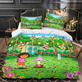 Charger l'image dans la visionneuse de la galerie, Dora the Explorer Duvet Cover Kids Bedding Set Without Filler