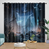 Charger l&#39;image dans la visionneuse de la galerie, Dragon Age The Veilguard Curtains Blackout Window Drapes Room Decoration