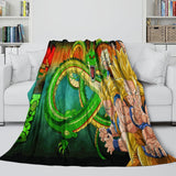 Charger l&#39;image dans la visionneuse de la galerie, Dragon Ball Blanket Flannel Fleece Kids Throw Room Decoration