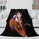 Charger l&#39;image dans la visionneuse de la galerie, Dragon Ball Blanket Flannel Pattern Throw Room Decoration