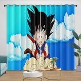Charger l&#39;image dans la visionneuse de la galerie, Dragon Ball Curtains Blackout Window Kids Room Drapes
