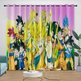 Charger l&#39;image dans la visionneuse de la galerie, Dragon Ball Curtains Blackout Window Pattern Drapes Room Decoration
