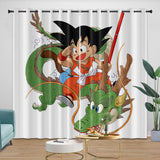 Charger l&#39;image dans la visionneuse de la galerie, Dragon Ball Curtains Blackout Window Pattern Drapes Room Decoration