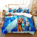 Charger l&#39;image dans la visionneuse de la galerie, Dragon Ball FighterZ Bedding Set Pattern Quilt Cover Without Filler