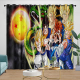 Load image into Gallery viewer, Dragon Ball GT Curtains Blackout Window Drapes Room Decoration