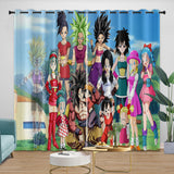 Load image into Gallery viewer, Dragon Ball GT Curtains Blackout Window Drapes Room Decoration