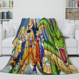 Charger l&#39;image dans la visionneuse de la galerie, Dragon Ball KAI Blanket Flannel  Kids Room Throw