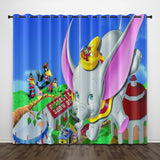 Load image into Gallery viewer, Dumbo Curtains Pattern Blackout Window Drapes