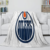 Charger l&#39;image dans la visionneuse de la galerie, Edmonton Oilers Blanket Flannel Throw Kids Room Decoration