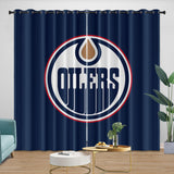 Charger l&#39;image dans la visionneuse de la galerie, Edmonton Oilers Curtains Blackout Window Drapes Room Decoration
