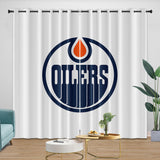 Charger l&#39;image dans la visionneuse de la galerie, Edmonton Oilers Curtains Blackout Window Drapes Room Decoration